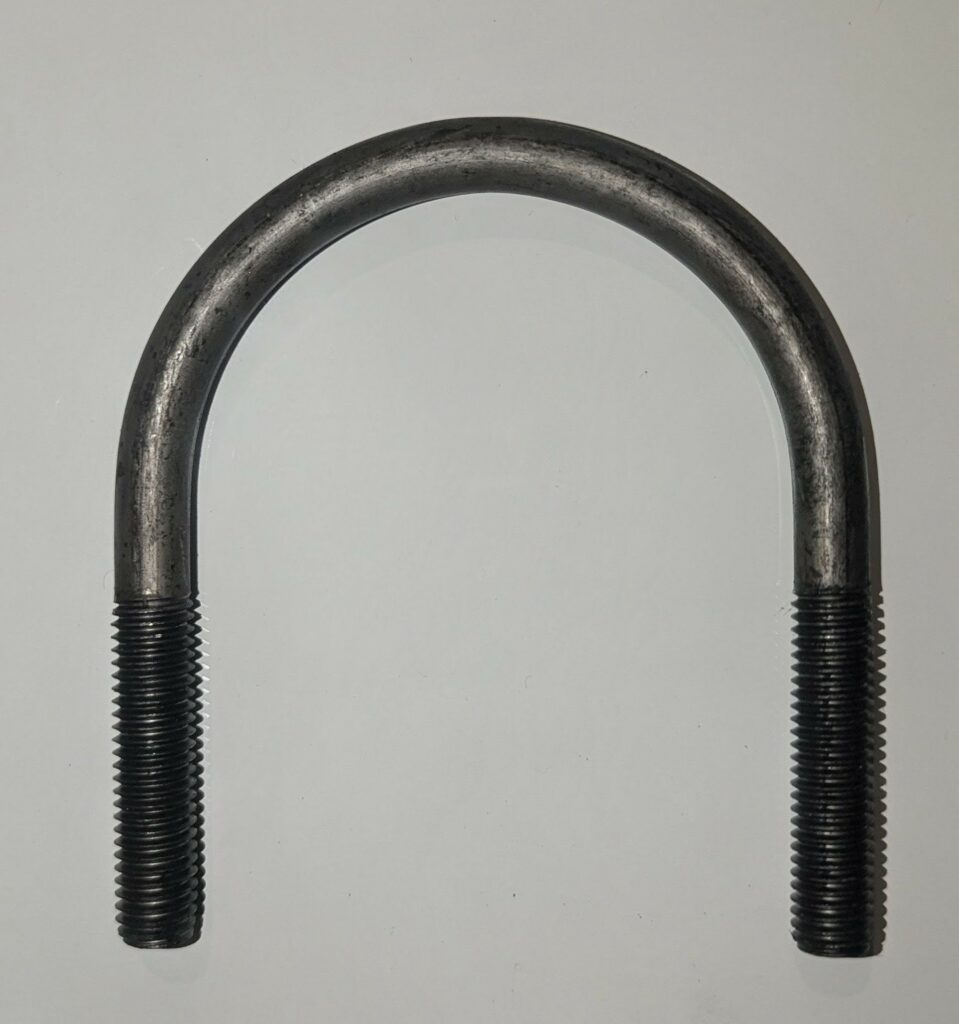3/8 x 6 Round U-Bolt (U-RND), Plain Finish | The Dale Company