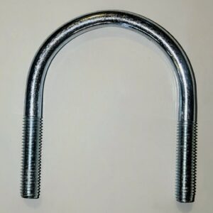 Fig. 120 - 1/4 x 1/4 Round U-Bolt (U-RND), Electro-Galvanized (Zinc)