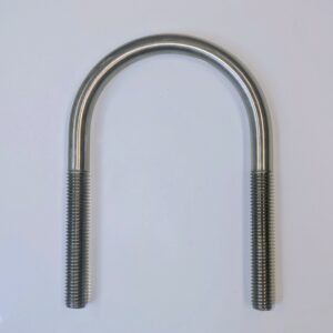 Fig. 137 - 1/4 x 1/2 Round U-Bolt (U-RND), 304 Stainless Steel (SS)