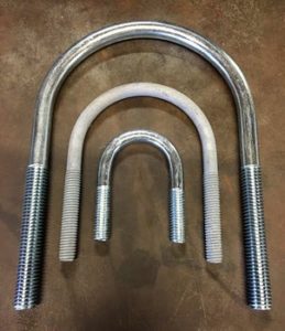 10 pk. 1/4-20 x 3/4 Pipe Size Hot Dipped Galvanized Low Carbon Steel U-Bolt